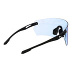 Adidas black plastic sunglasses with dark tinted lenses and sleek frame, stylish and UV-protective for outdoor wear.