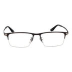 BMW black metal glasses frames with sleek design and clear lenses, stylish eyewear for modern fashion and everyday wear.