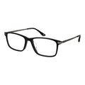 BMW black metal glasses frames featuring sleek design and adjustable temples, ideal for stylish eyewear.