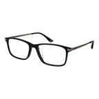 BMW black metal glasses frames featuring sleek design and adjustable temples, ideal for stylish eyewear.