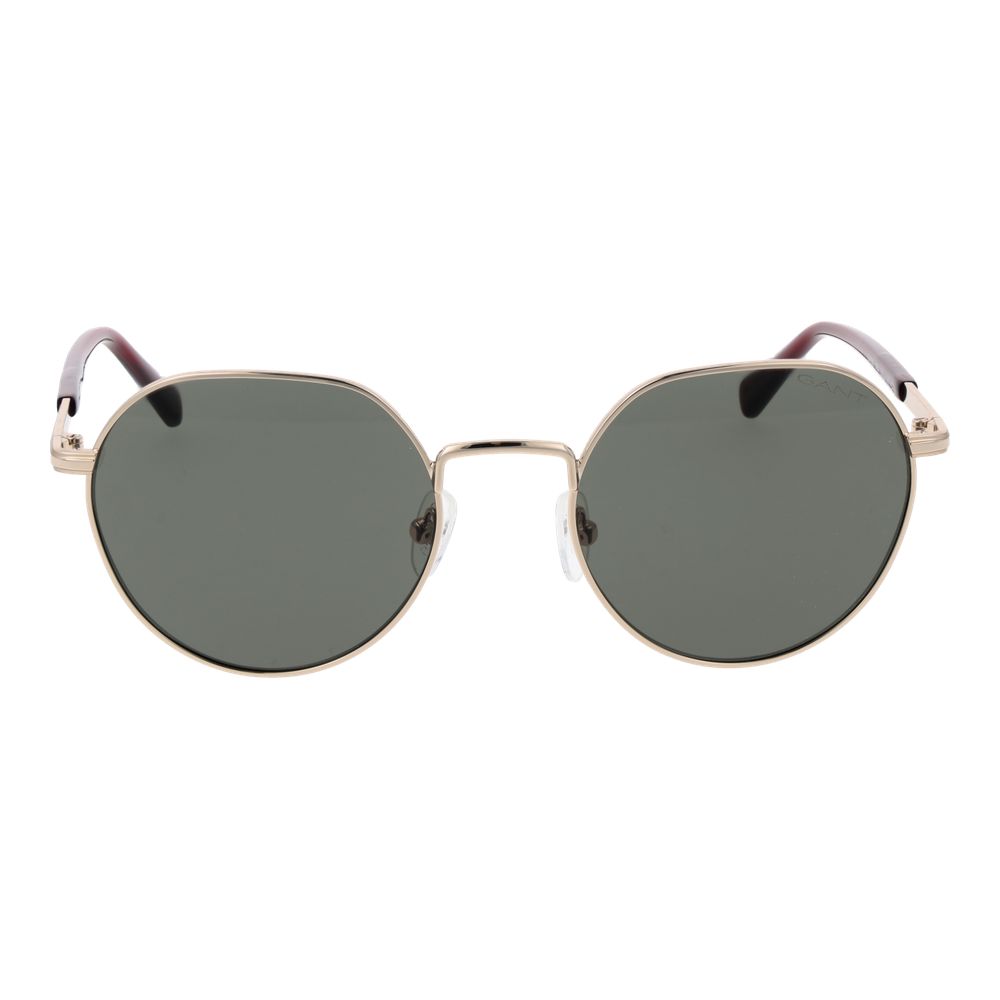 Gant gold metal sunglasses with sleek frame and tinted lenses, stylish accessory for sun protection and fashion.