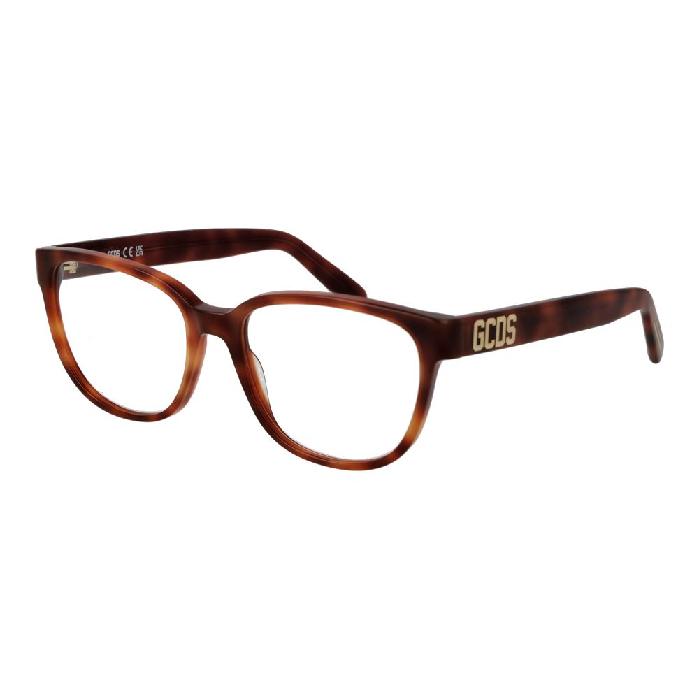 GCDS Brown Plastic Glasses Frames