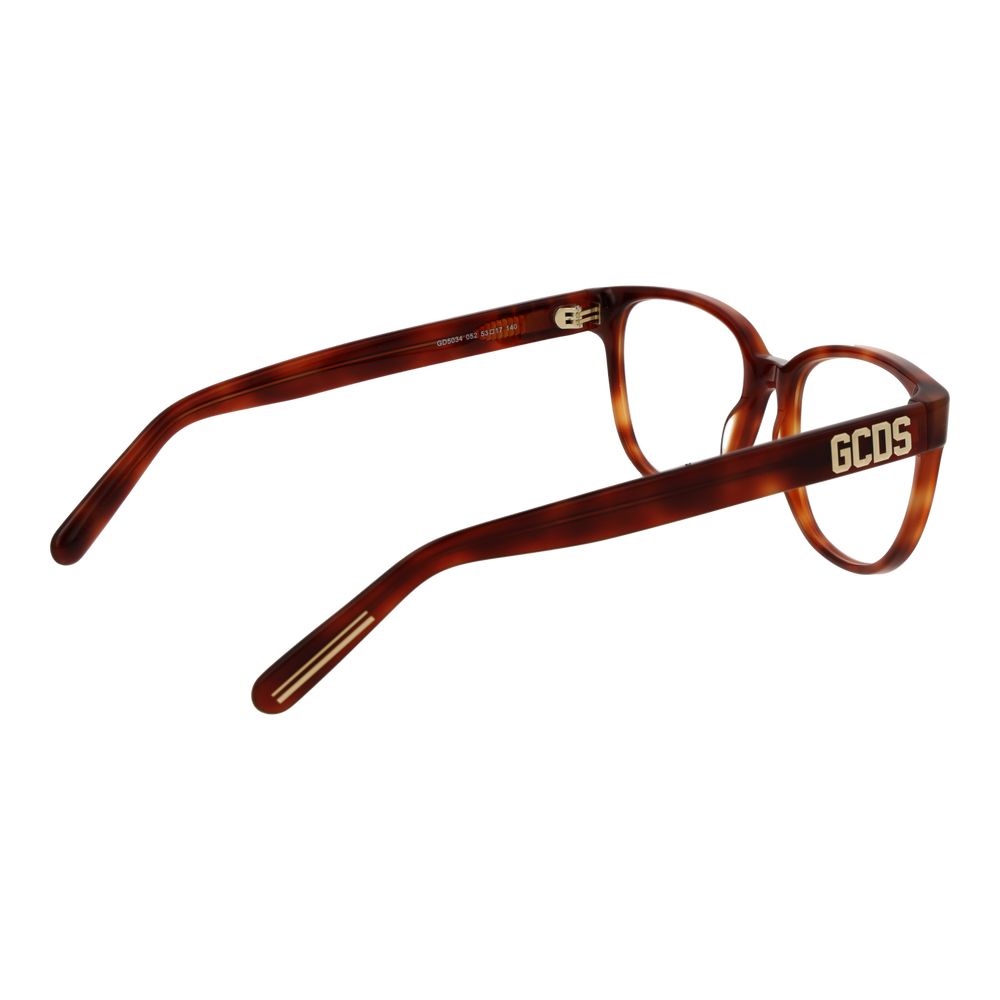 GCDS Brown Plastic Glasses Frames