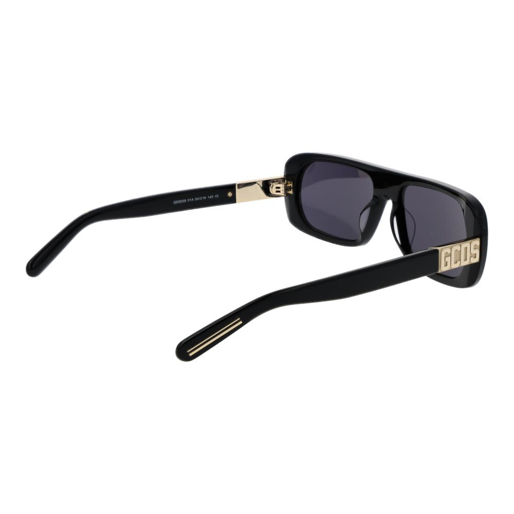 GCDS Black Plastic Sunglasses GCDS