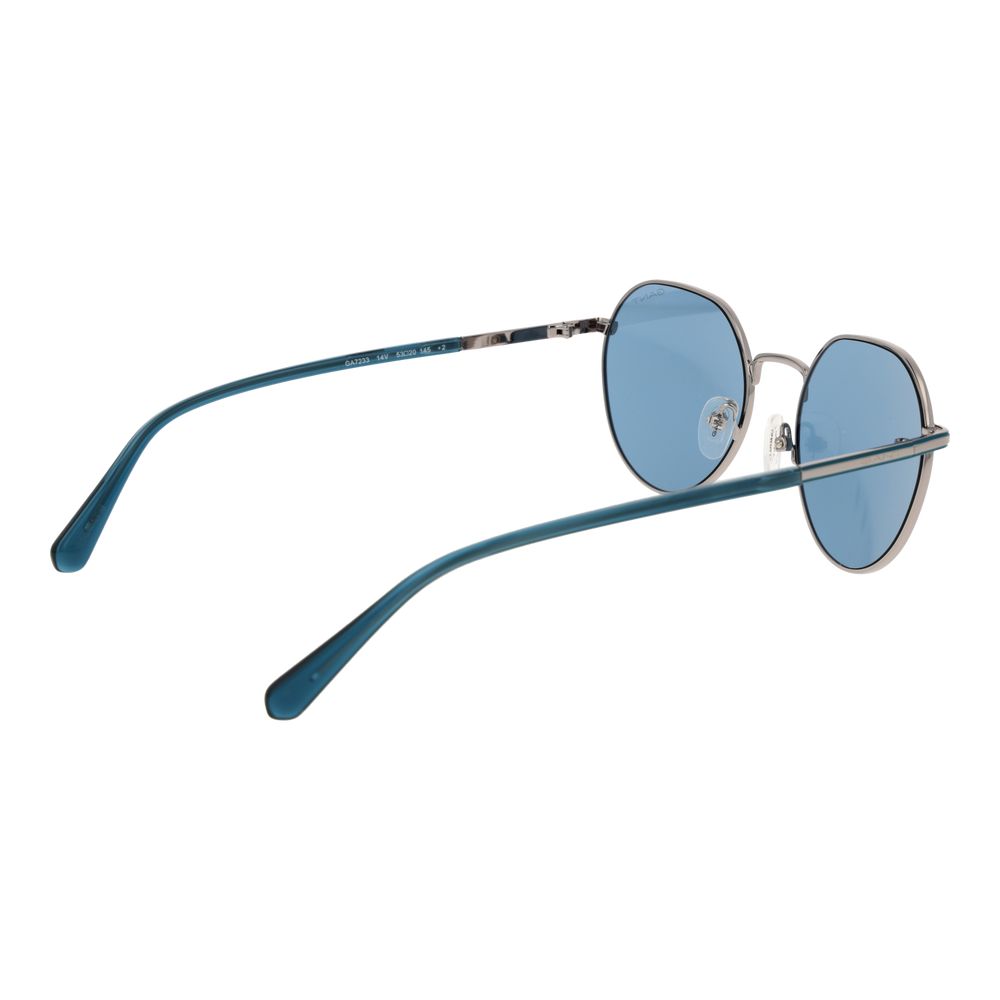 Gant silver metal sunglasses with sleek frames and tinted lenses, stylish eyewear for sun protection and fashion.