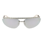 GCDS Silver Metal Sunglasses