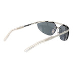 GCDS Silver Metal Sunglasses