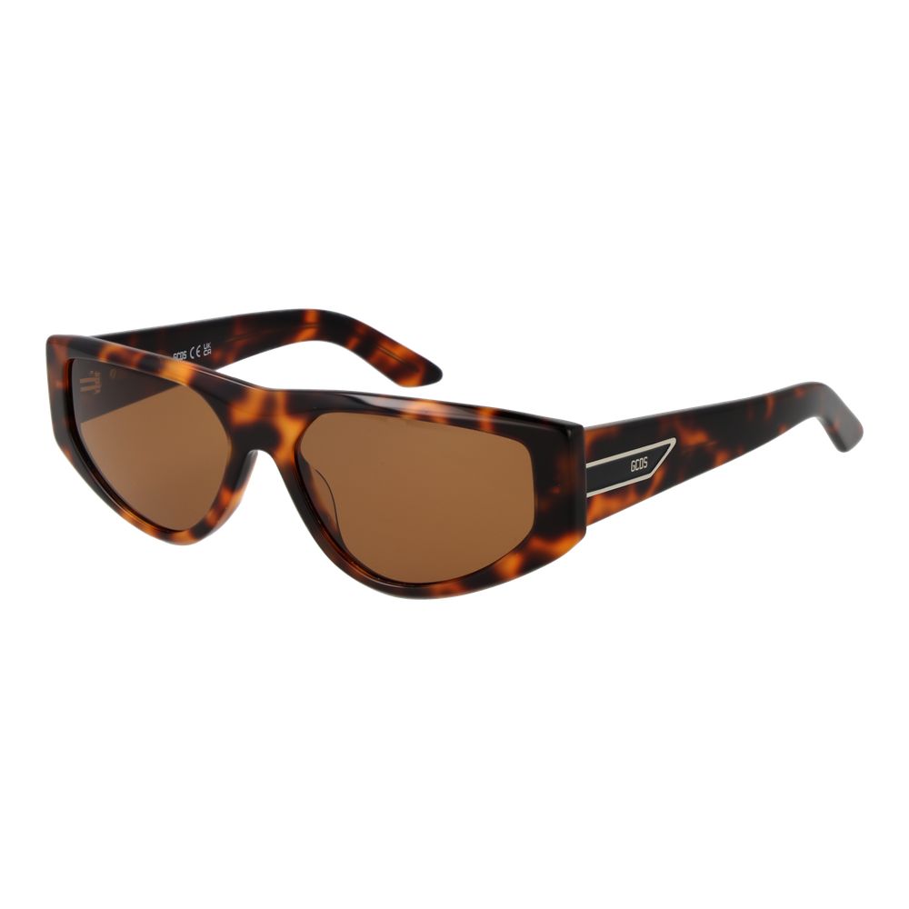 GCDS Brown Plastic Sunglasses GCDS