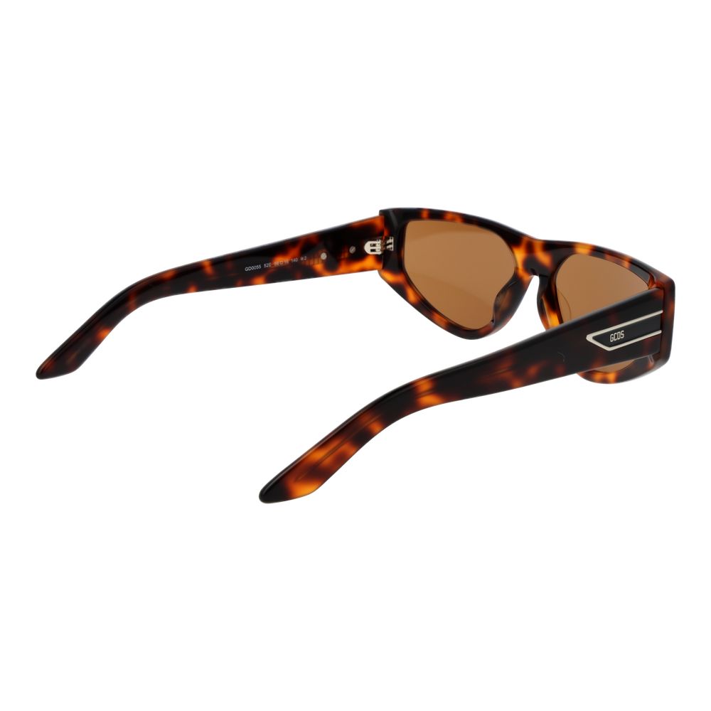 GCDS Brown Plastic Sunglasses GCDS