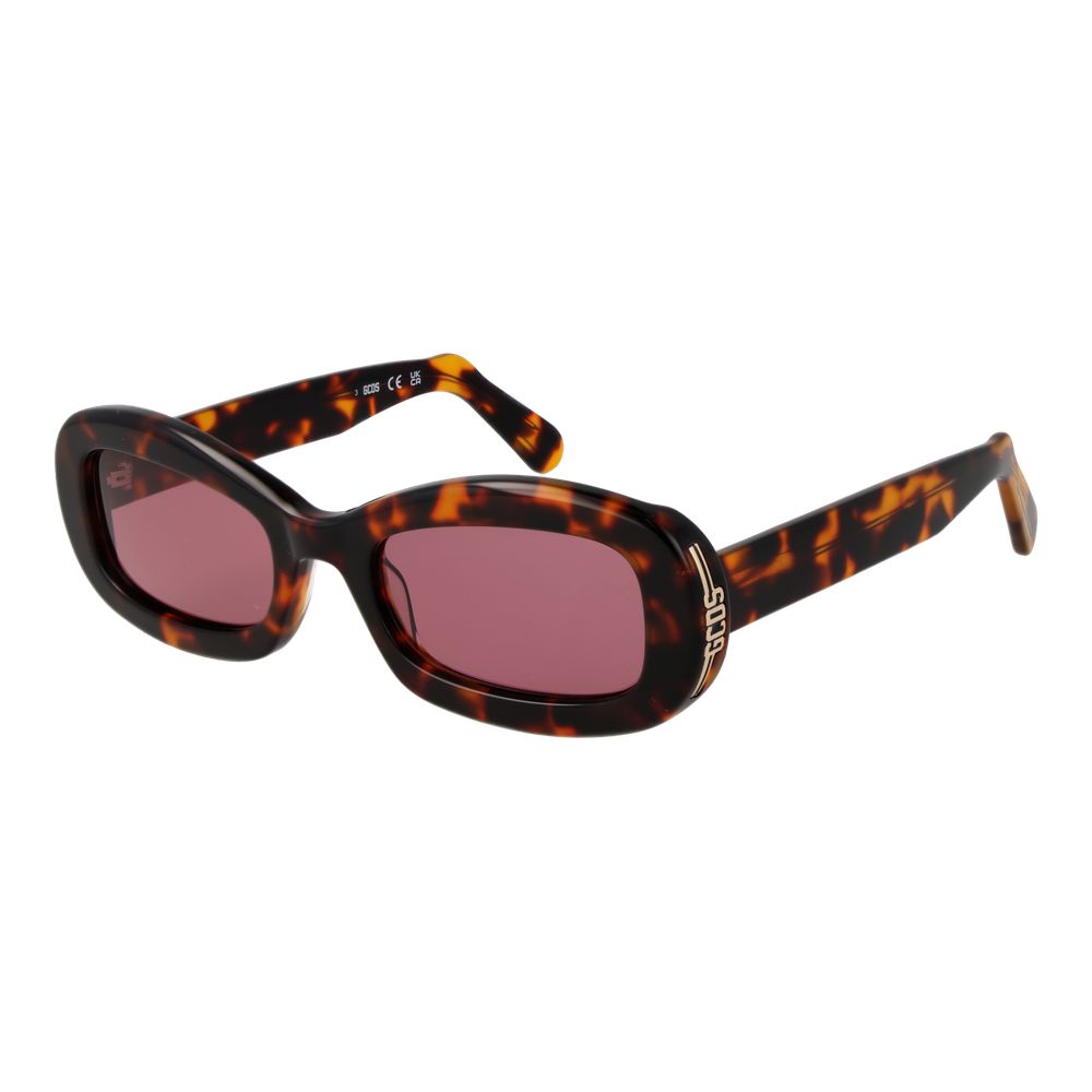 GCDS Brown Plastic Sunglasses GCDS