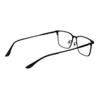 BMW black titanium glasses frames with sleek design and clear lenses, showcasing modern eyewear style.