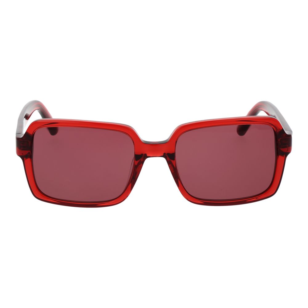 GCDS Red Plastic Sunglasses