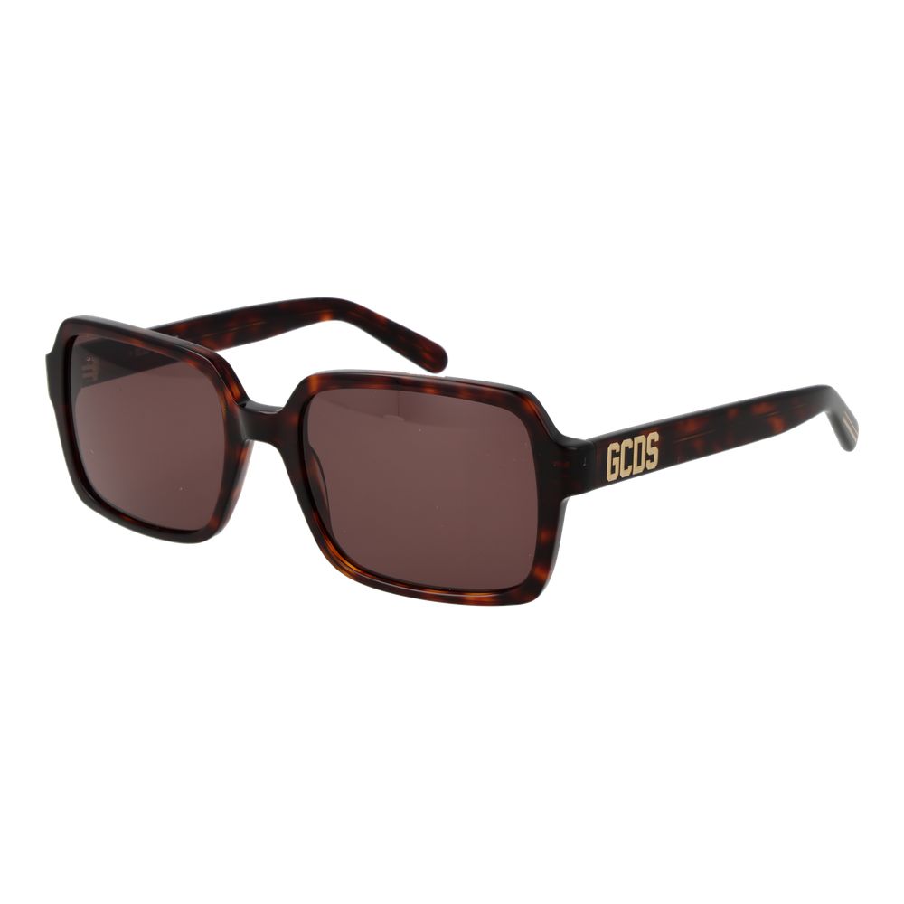 GCDS Brown Plastic Sunglasses GCDS