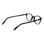 Adidas black plastic glasses frames with sleek design and adjustable nose pads, suitable for stylish eyewear.