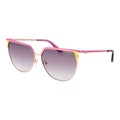 Guess rose gold metal sunglasses with sleek frame and tinted lenses, stylish and modern accessory for sun protection.