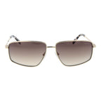 Guess gold metal sunglasses with sleek frame and dark tinted lenses, stylish eyewear for a fashionable look.