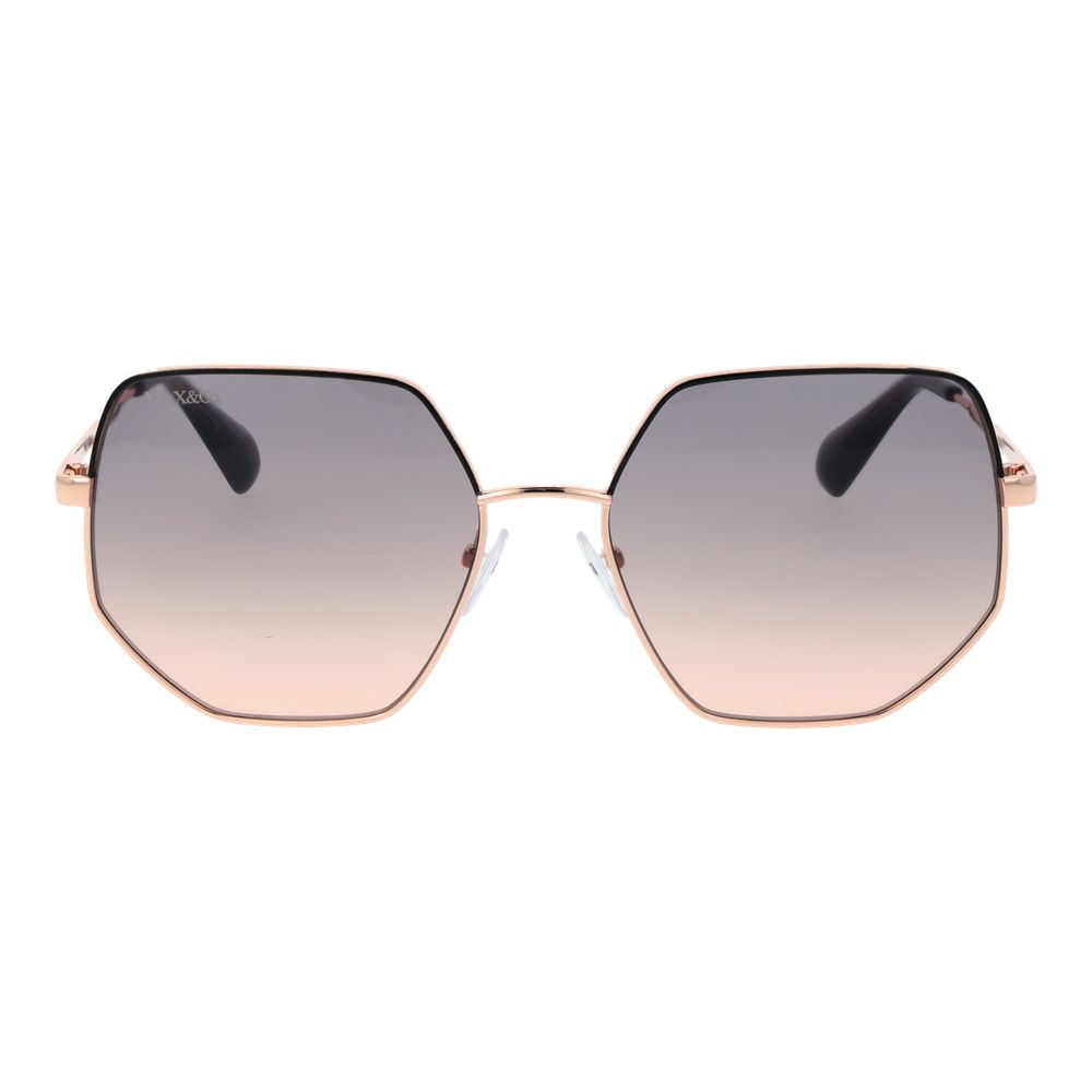 Max & Co Rose Gold Metal Sunglasses Max & Co