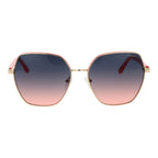 Guess gold metal sunglasses with sleek frames and dark tinted lenses, stylish eyewear for a fashionable look.