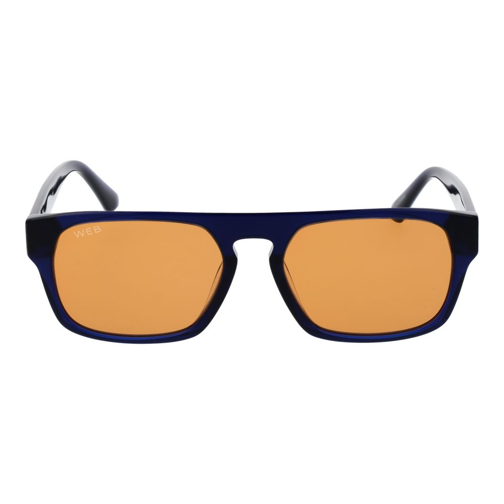Web Blue Plastic Sunglasses Web