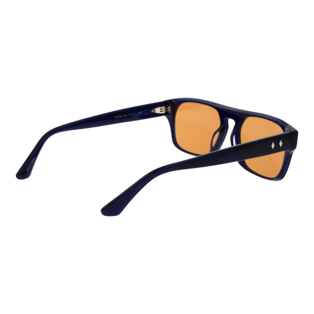 Web Blue Plastic Sunglasses Web