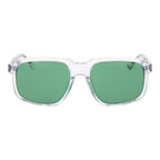 Web Transparent Plastic Sunglasses