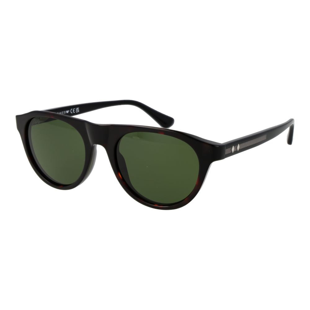 Web Brown Plastic Sunglasses Web