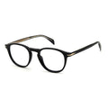 Black acetate glasses frames by David Beckham, stylish and modern eyewear with a sleek design for everyday wear.