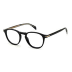 Black acetate glasses frames by David Beckham, stylish and modern eyewear with a sleek design for everyday wear.