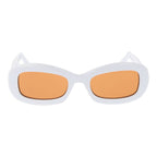 GCDS White Plastic Sunglasses GCDS
