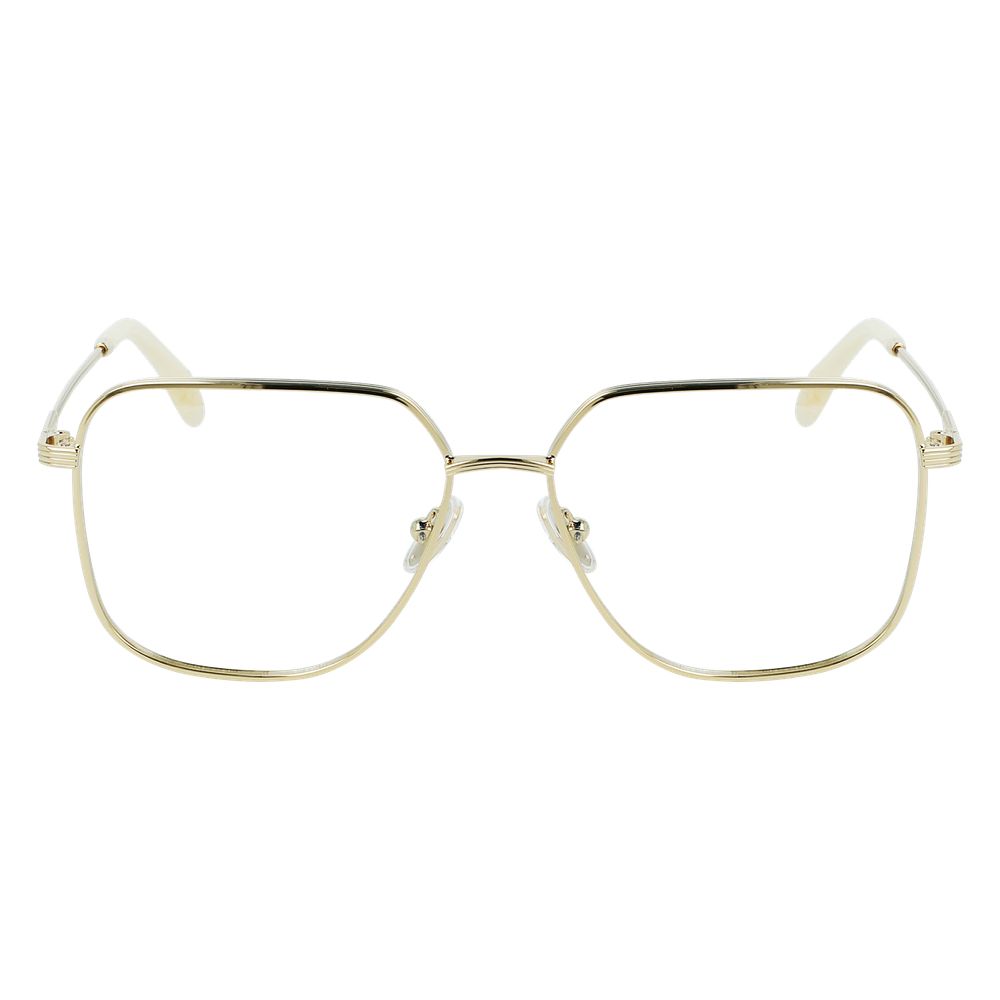 Victoria Beckham Gold Metal Glasses Frames