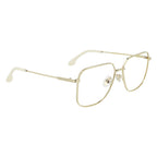Victoria Beckham Gold Metal Glasses Frames
