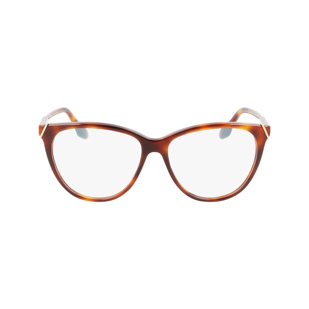 Victoria Beckham Brown Plastic Glasses Frames