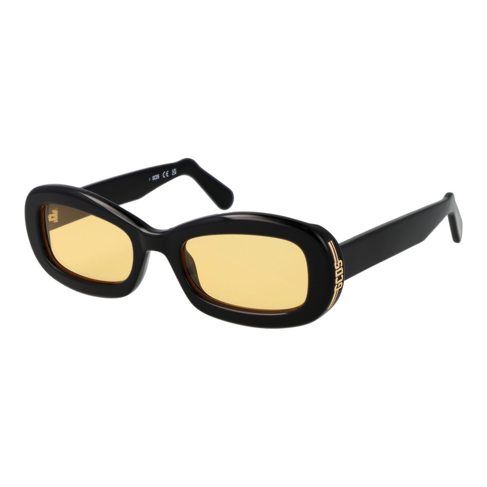 GCDS Black Plastic Sunglasses GCDS