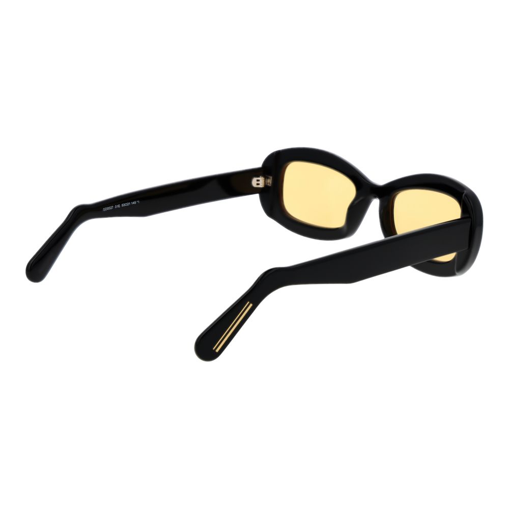 GCDS Black Plastic Sunglasses GCDS