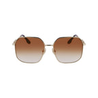 Victoria Beckham Gold Metal Sunglasses