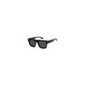 Polaroid black polycarbonate sunglasses with dark lenses and sleek frame design.