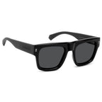Polaroid black polycarbonate sunglasses with sleek frame and tinted lenses for stylish eye protection.