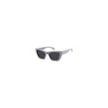 Polaroid purple polycarbonate sunglasses with round frames and tinted lenses, stylish and lightweight eyewear.