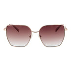 Gant rose gold metal sunglasses with round frames and tinted lenses, stylish accessory for sun protection and fashion.