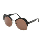 Andy Wolf black metal and plastic sunglasses with sleek frame and dark tinted lenses, stylish eyewear for modern fashion.