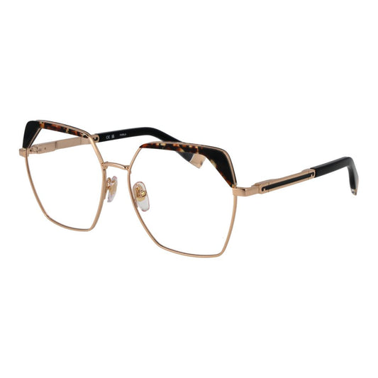 Furla Rose Gold Stainless Steel Glasses Frames