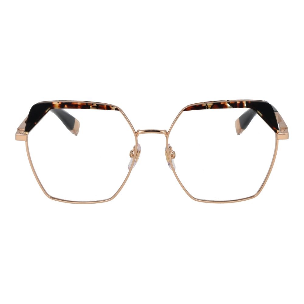 Furla Rose Gold Stainless Steel Glasses Frames