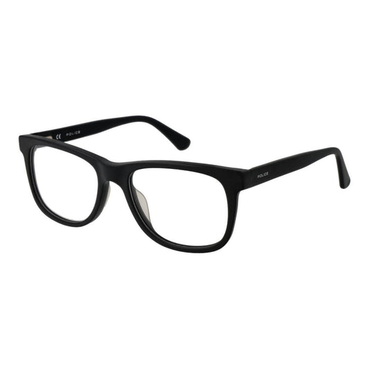 Police Black Cellulose Acetate Glasses Frames