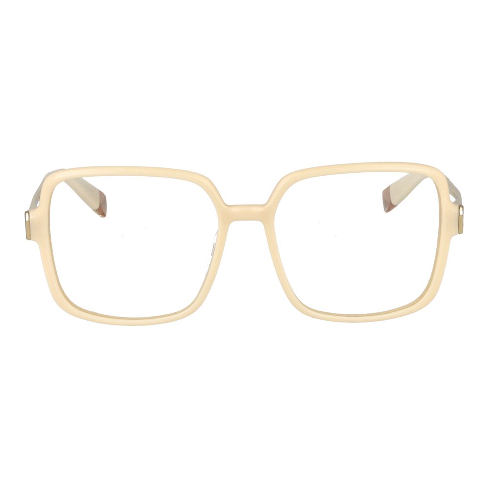 Furla Beige Cellulose Acetate Glasses Frames