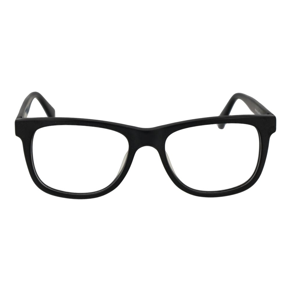 Police Black Cellulose Acetate Glasses Frames