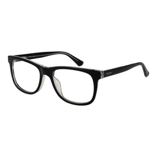 Police Black Cellulose Acetate Glasses Frames