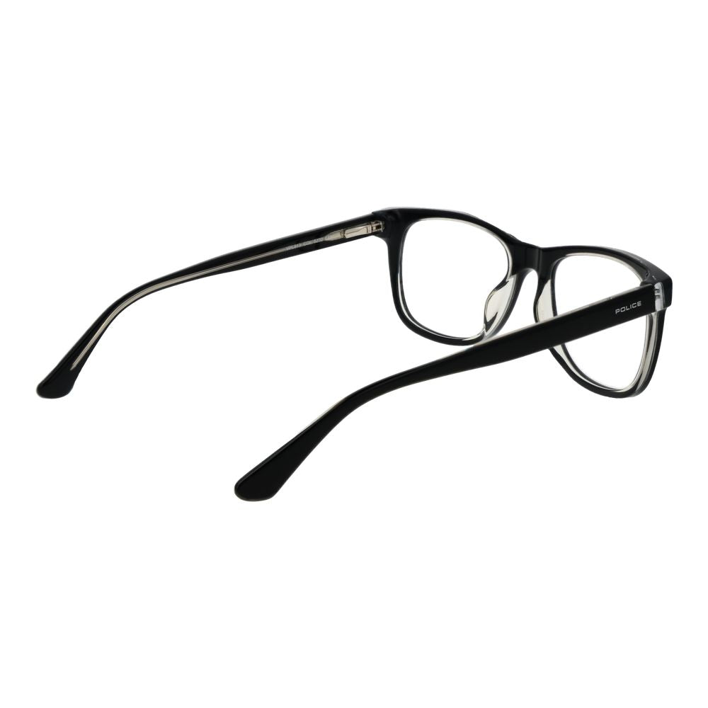 Police Black Cellulose Acetate Glasses Frames