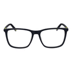 Fila blue cellulose acetate glasses frames with clear lenses, stylish and lightweight eyewear for everyday wear.