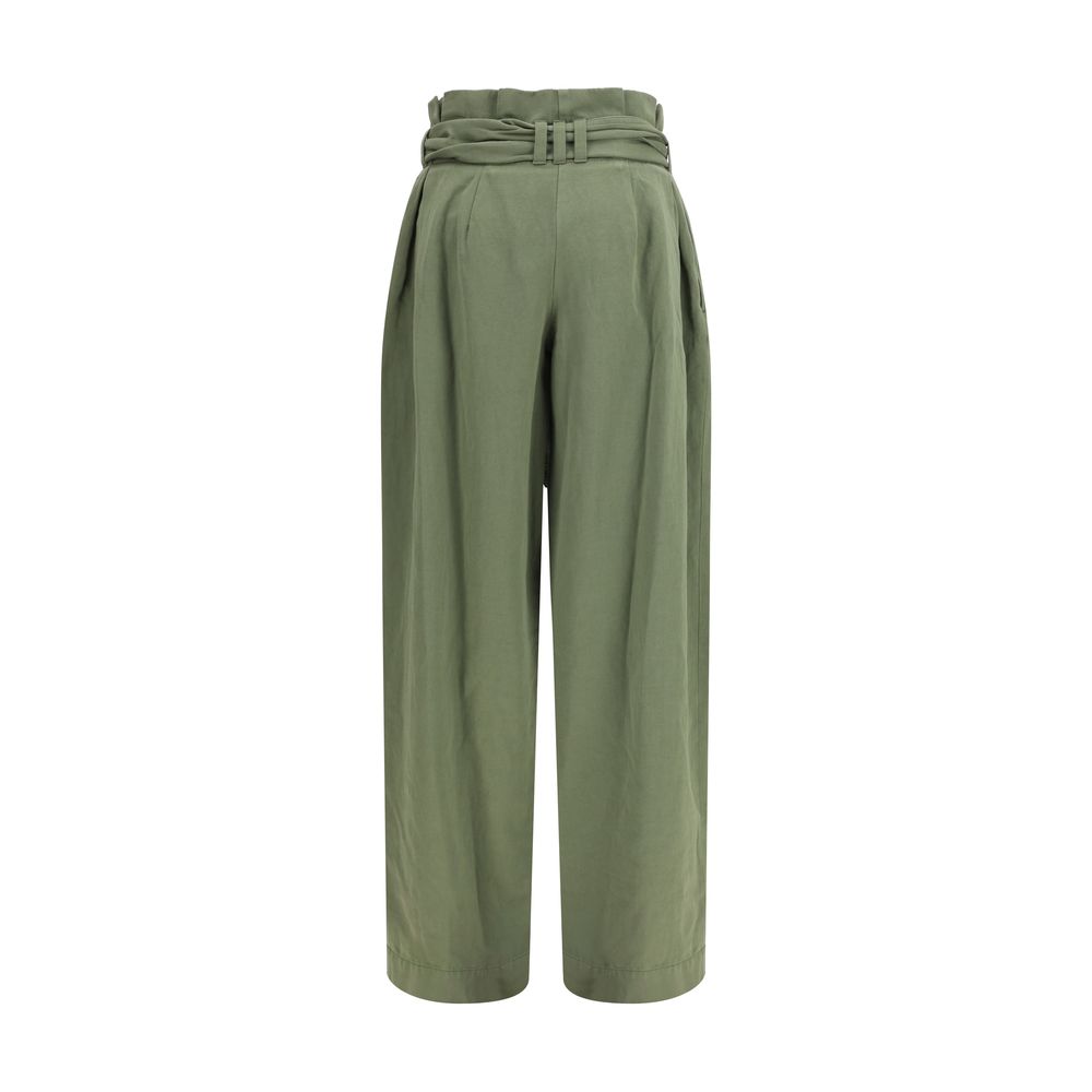 Balmain Bicolor Cotton Casual Pants Balmain