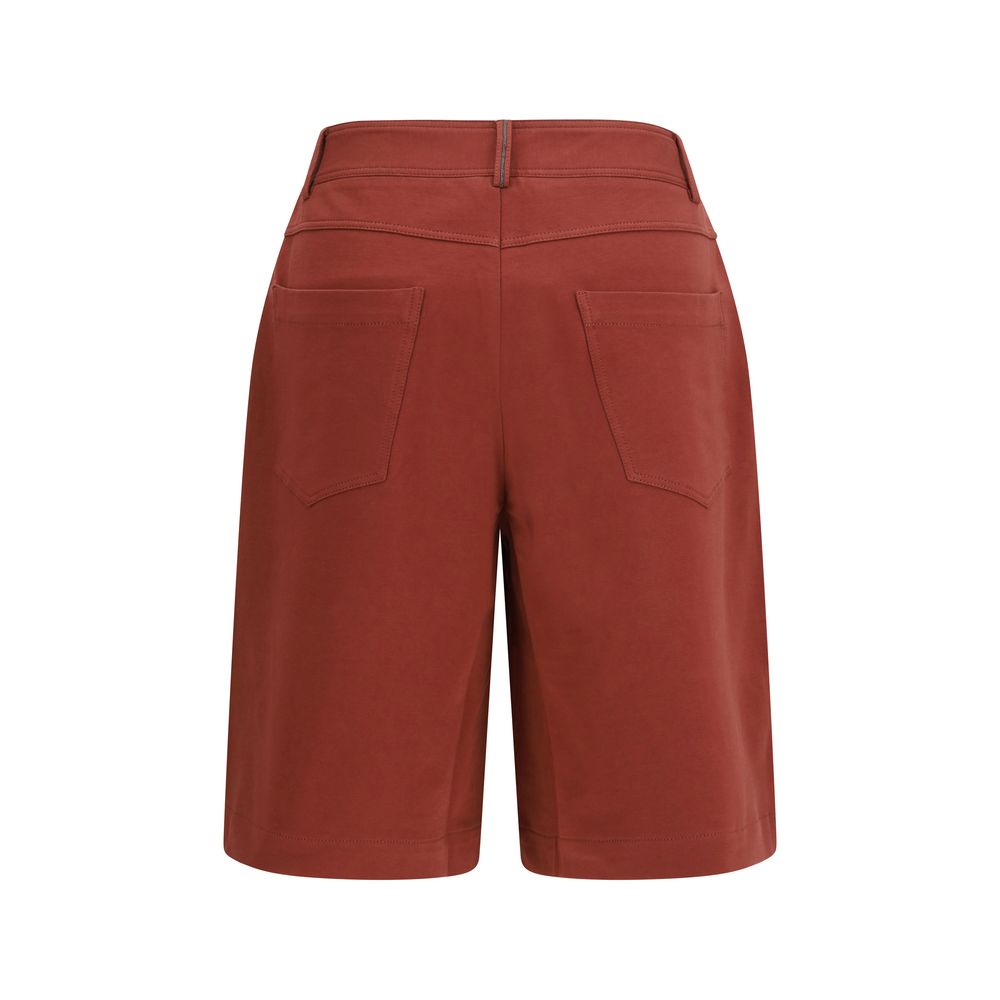 Brunello Cucinelli Multicolor Cotton Bermuda Shorts Brunello Cucinelli
